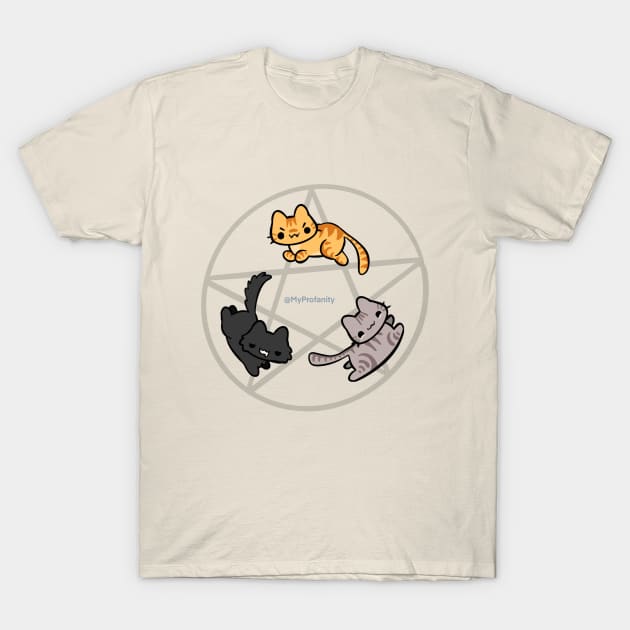 Kitty Triade T-Shirt by myprofanity